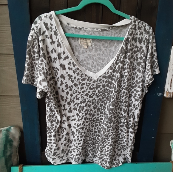 Current/Elliott Leopard Tshirt - Picture 1 of 4